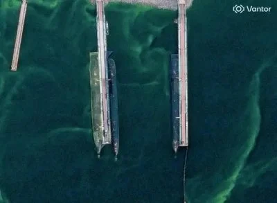 Росія встановила антидронові сітки на своїх субмаринах, розташованих за тисячі кілометрів від України